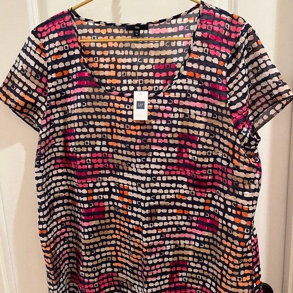 Gap silk blouse! Animal print! New with tags! - Picture 1 of 2